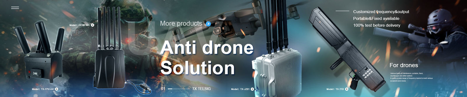 Drohnen-Signalstörgerät