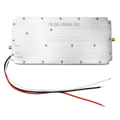 Ultra band 1000-2000MHz 47dBm Gain RF power amplifier Module for anti drone system