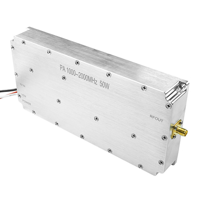 Ultra band 1000-2000MHz 47dBm Gain RF power amplifier Module for anti drone system
