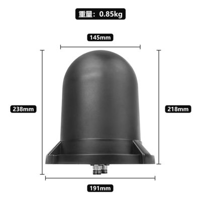 100 -6000MHz Broadband Helical Antenna 50W 100W RF Omni Directional Antenna 6 5dBi Gain N Connector