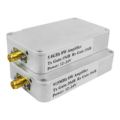 RX with TX  WIFI 2.4ghz 10W  12V  bidirectional  fpv drone signal extender rf power amplifier