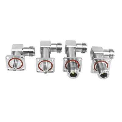 Wasserdichter Aluminium SMA-zu-N 90-Grad-Anti-Drohnen-Chassis-Ausrüstungsteile-Steckverbinder